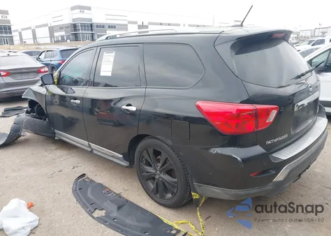 2017 Nissan Pathfinder Platinum из США, поврежденный, VIN 5N1DR2MN4HC686641